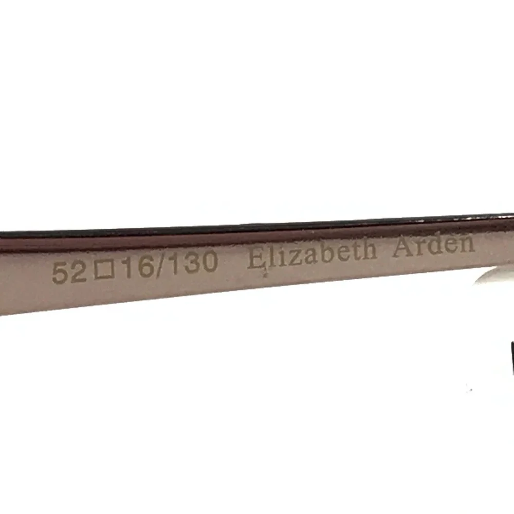 Elizabeth Arden EA 1109-1 Eyeglasses Frames Brown Rectangular Full Rim 52-16-130